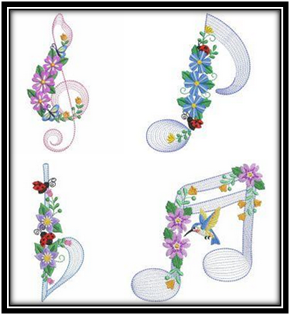Floral-Music-Notes-Embroidery-Designs